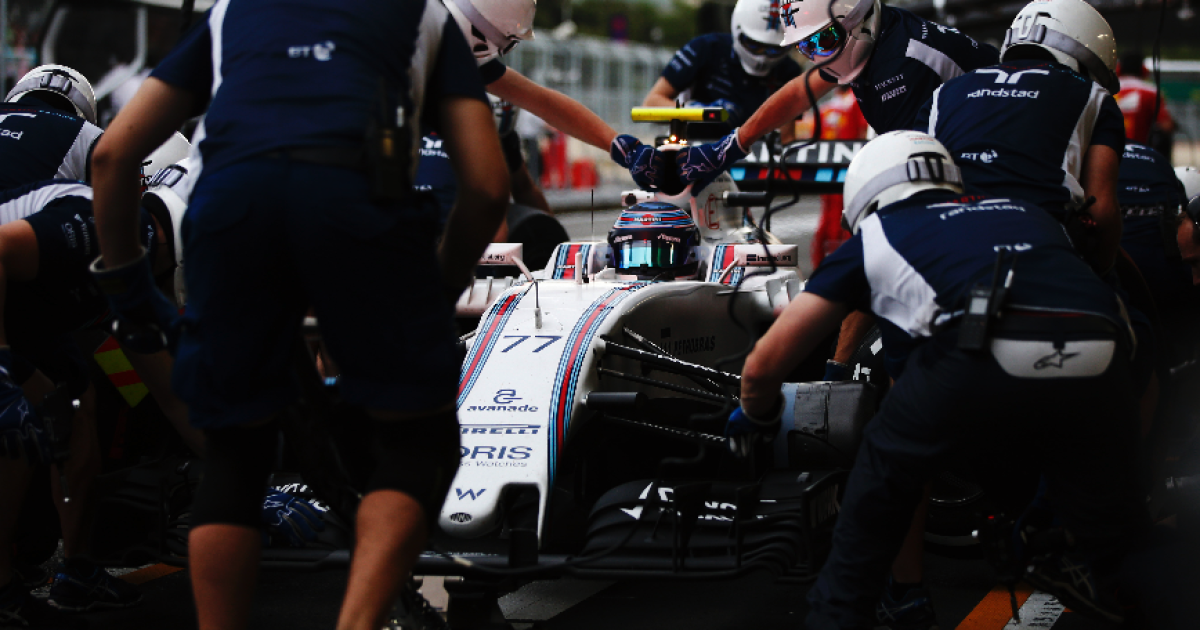 Williams F1 equals Red Bull's world-record pit stop time